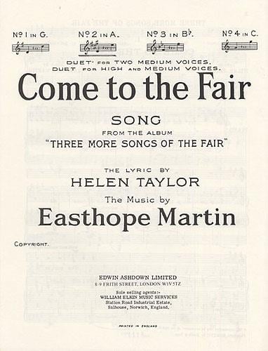 Come To The Fair In G Major